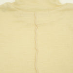 Pure Merino Wool Turtleneck Top -BLACK-