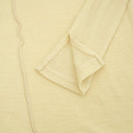 Pure Merino Wool Turtleneck Top -GRAY-