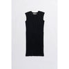 Pleated Dress-BLACK-