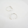 CLIP EARRINGS -SILVER-
