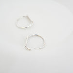 CLIP EARRINGS -SILVER-