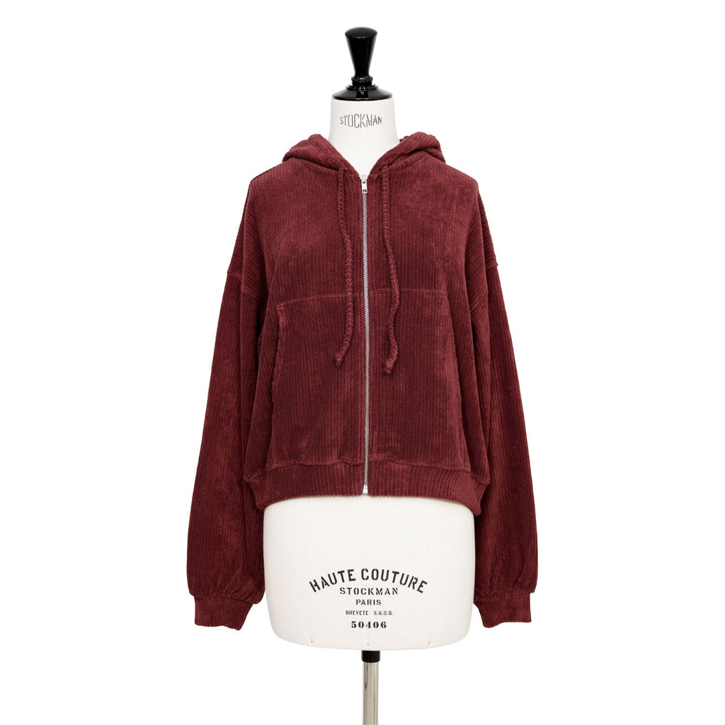 BASERANGE ベースレンジ 24AW FILL JACKET テリーフリース ノーカラー