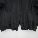 ペプラムジャケット-BLACK-