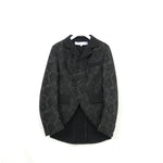 エステルレースボンディングジャケット-BLACK-