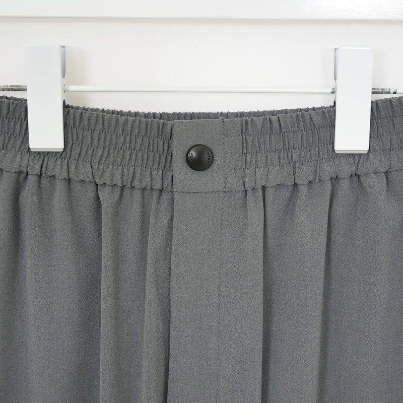 STRETCH TAPERED PANTS-CHACOAL-