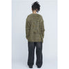 Shaggy V-Neck Cardigan-KHAKI-