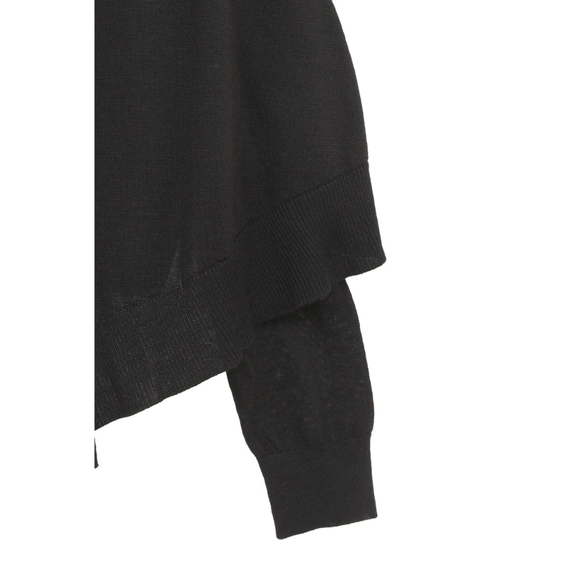 CAPE SET KNIT TOPS -CAMEL-