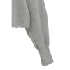 HALF ZIP SHORT TOPS -GRAY-