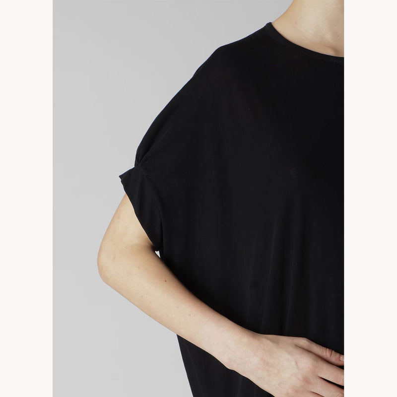 COTTON JERSEY HEM FITTED T