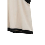 PILE FLARE TANK TOPS -BROWN-