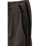 PILE LINE PANTS -BROWN-