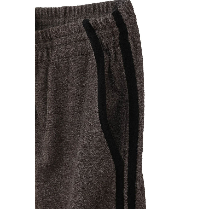 PILE LINE PANTS -BROWN-