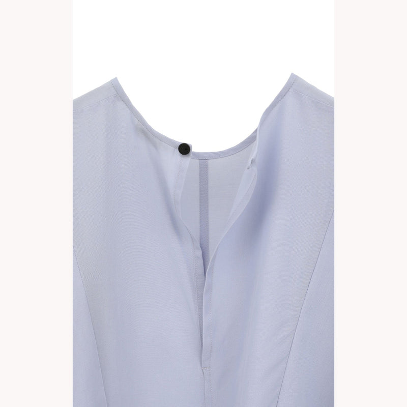 SQUARE SLEEVE BLOUSE -BLACK-