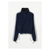 Fleece Tight Fit Track Jacket -DK.GREY-