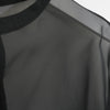 SHEER BLOUSE-BLACK-