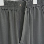 STRETCH TAPERED PANTS-CHACOAL-