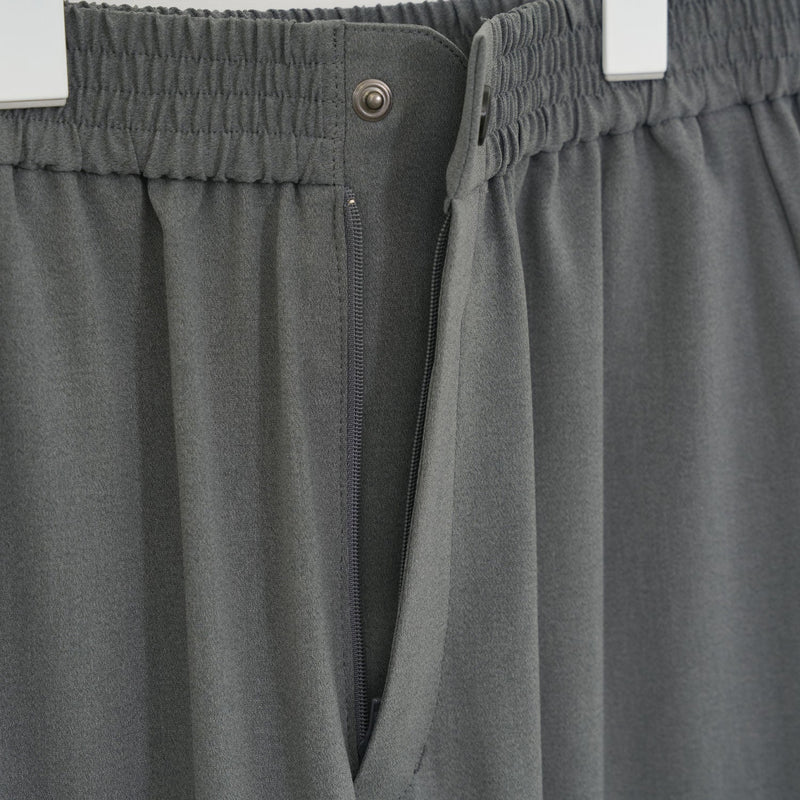 STRETCH TAPERED PANTS-CHACOAL-