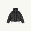 padded jacket -BLACK-