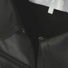 フェイクレザーブラウス-BLACK-