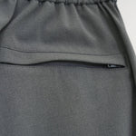 STRETCH TAPERED PANTS-CHACOAL-