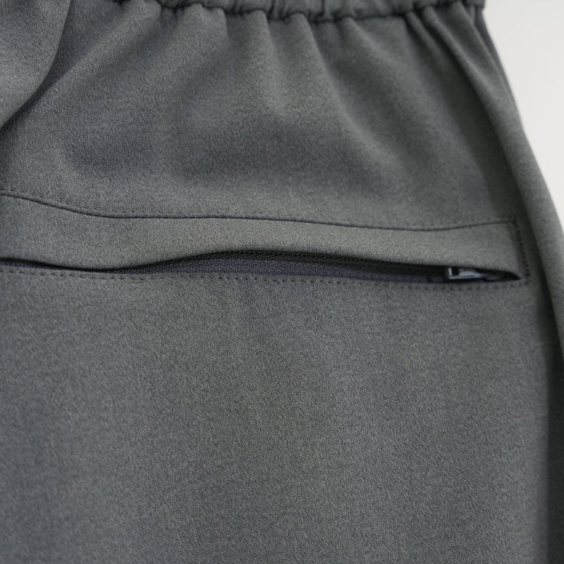 STRETCH TAPERED PANTS-CHACOAL-