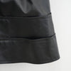 フェイクレザーブラウス-BLACK-