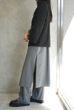 MAXI SHIRT DRESS-GREEN-