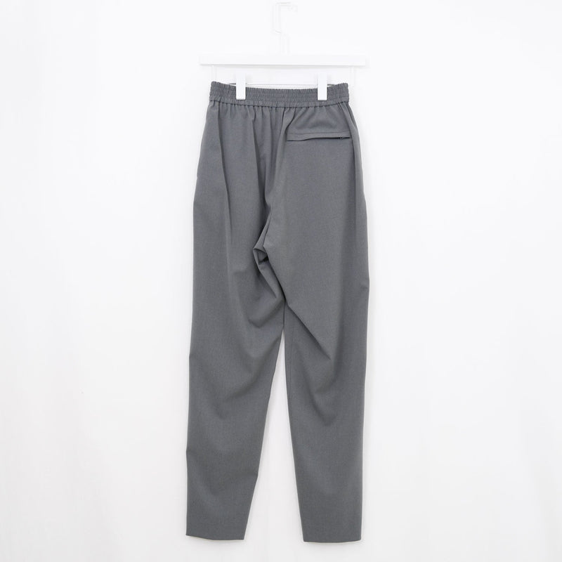 STRETCH TAPERED PANTS-GREEN-