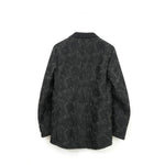 エステルレースボンディングジャケット-BLACK-
