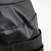 フェイクレザーブラウス-BLACK-