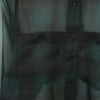 SHEER PLAID SHIRT-C/BROWN-