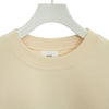CROPPED SWEAT SHIRT-BLACK-