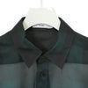 SHEER PLAID SHIRT-C/BROWN-