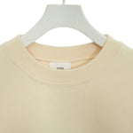 CROPPED SWEAT SHIRT -CREAM-