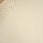 CROPPED SWEAT SHIRT -CREAM-