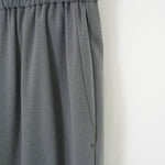 STRETCH WIDE-LEG PANTS-GREEN-