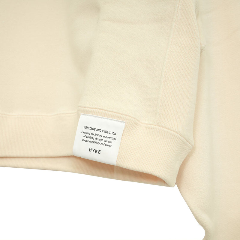 CROPPED SWEAT SHIRT -CREAM-