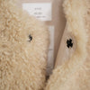 FAUX SHEARLING CROPPED VEST-CREAM-
