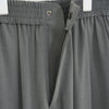 STRETCH WIDE-LEG PANTS-GREEN-