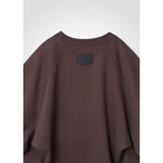 KAYA TUCKED HEM TOP -CHOCOLATE-