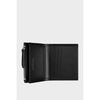 4 Stitch Flip Flap Wallet -BLACK-