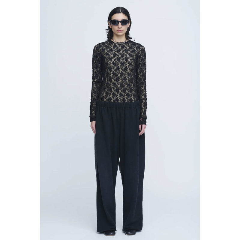 Hydride Sweat Denim Pants -BLACK×BLACK-