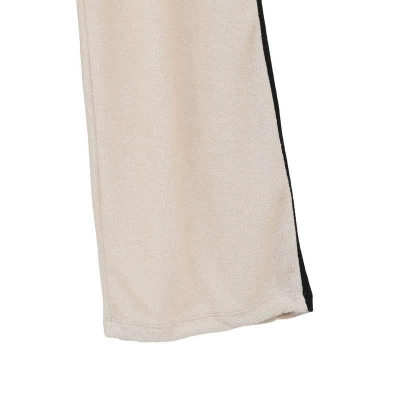 PILE LINE PANTS -BROWN-