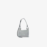 KYOTO METALLIC WRAP BAG SMALL-HOLOGRAM×GRAY-