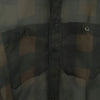 SHEER PLAID SHIRT-C/BROWN-