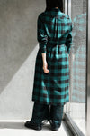 RAYON PLAID DRESS