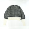 Reversible Mohair Knit -BLACK-