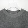 CROPPED SWEAT SHIRT-BLACK-