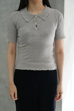 DUAL POLO-GREY MELANGE-