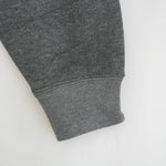 CROPPED SWEAT SHIRT-BLACK-